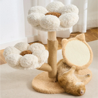 EcoPawPaw Four Seasons Bloom™ Solid Wood Cat Tree
