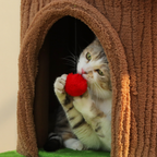 EcoPawPaw Tree Trunk Cat Tower
