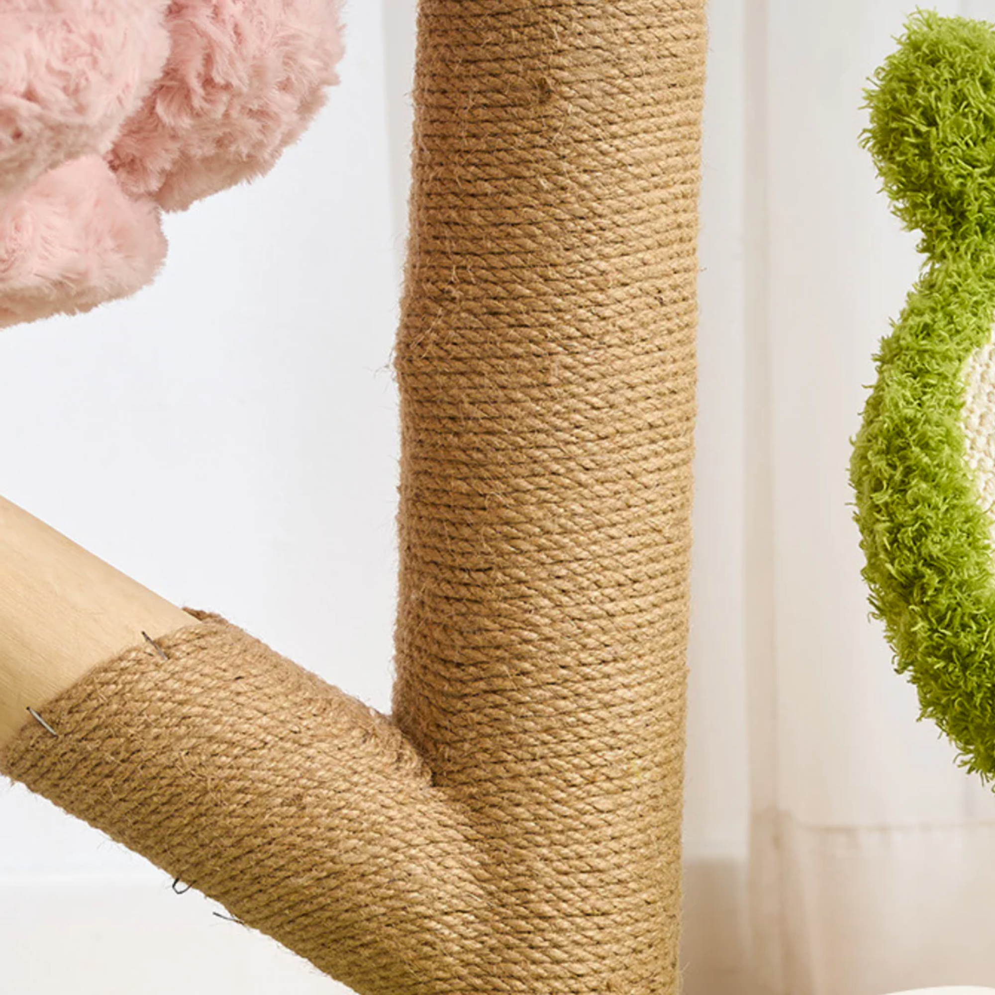 EcoPawPaw Four Seasons Bloom™ Solid Wood Cat Tree