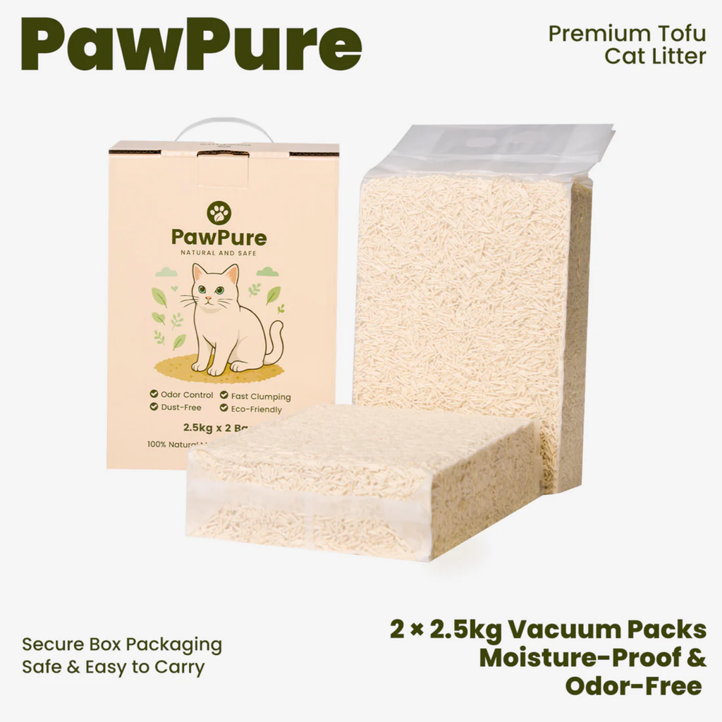PawPure Natural Tofu Cat Litter