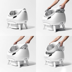 CATLINK Open X Smart Automatic Self-Cleaning Cat Litter Box – White