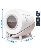 Smart Enclosed Self-Cleaning Cat Litter Box