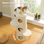 EcoPawPaw Modern Open-Air Cat Tower