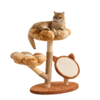 EcoPawPaw Four Seasons Bloom™ Solid Wood Cat Tree