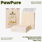 PawPure Natural Tofu & Cassava Cat Litter