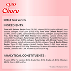 CIAO Churu Cat Treats Variety Pack – Creamy Lickable Cat Snacks | Grain-Free High Moisture Cat Tubes | Tuna, Chicken & Seafood Flavors