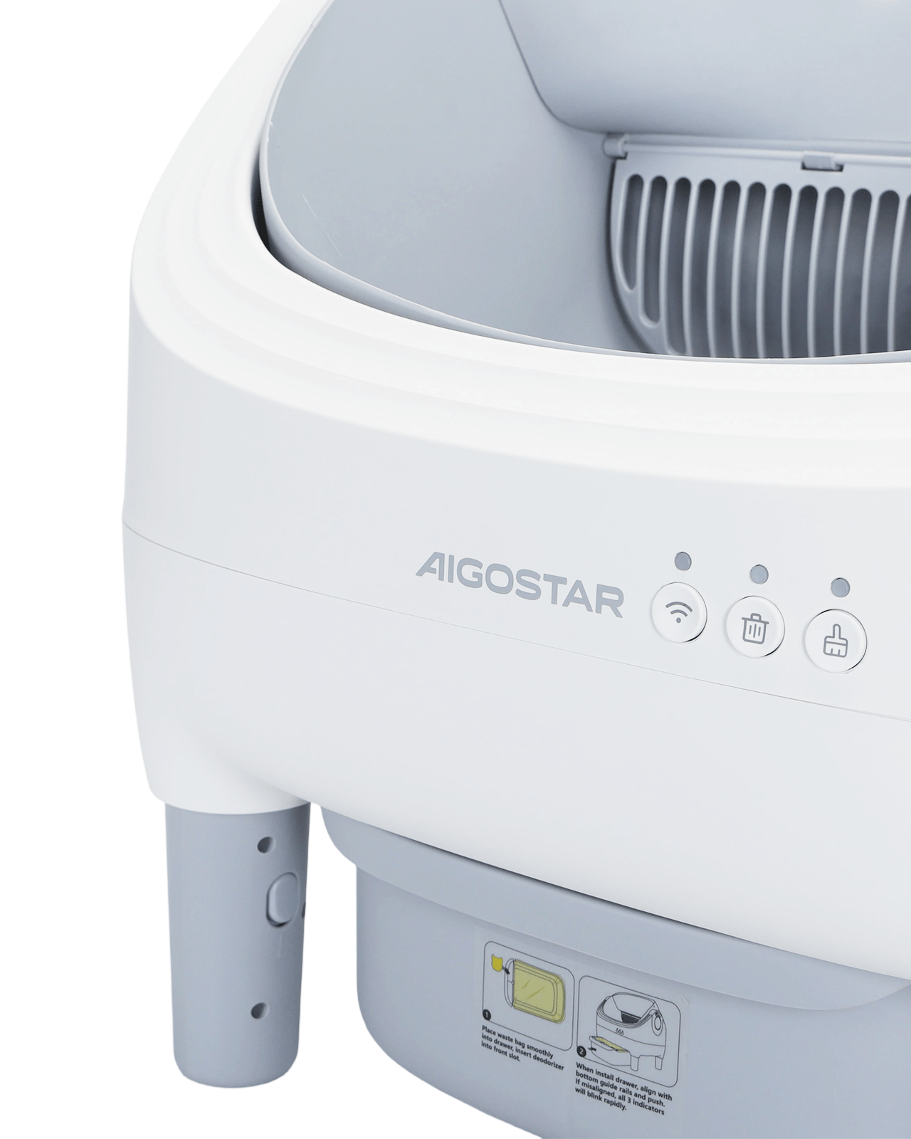 Open Smart Cat Litter Box with App Control