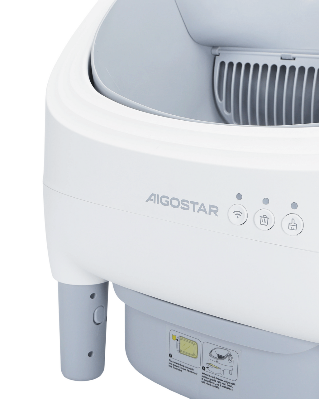 Open Smart Cat Litter Box with App Control