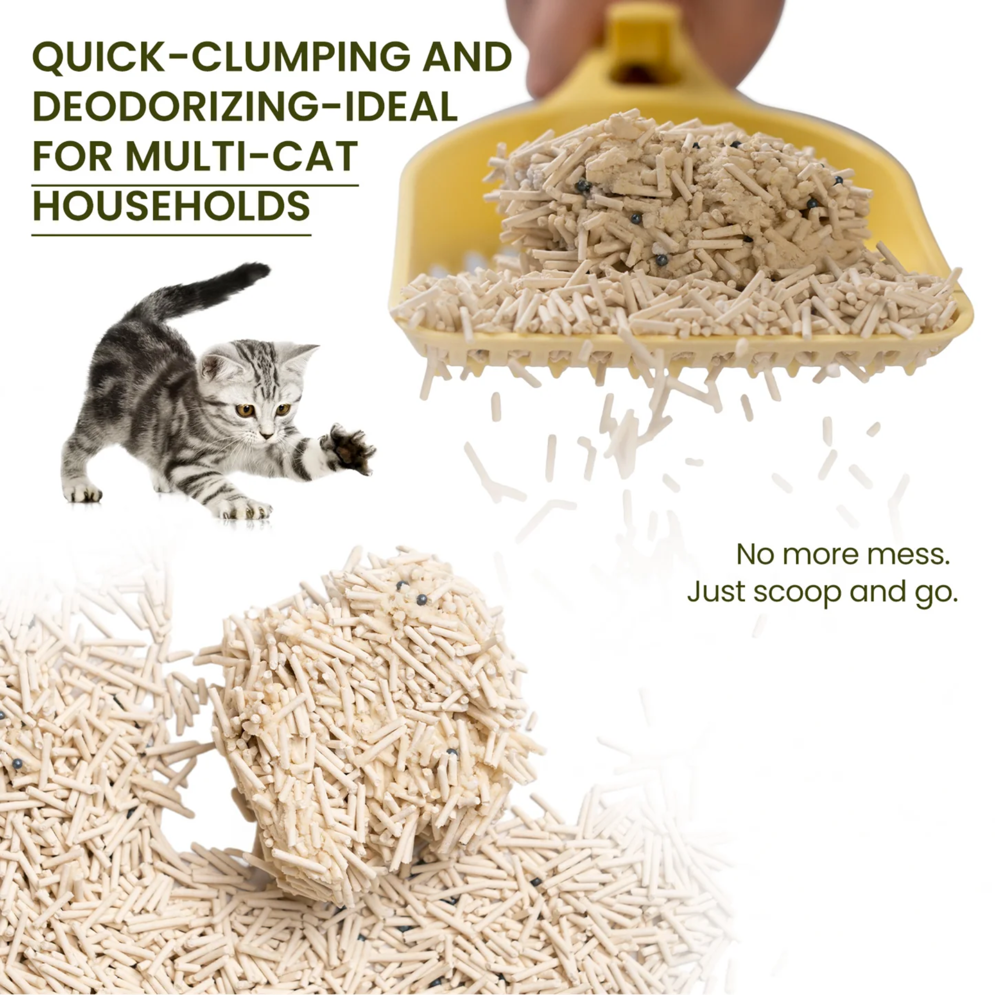 PawPure Natural Tofu & Cassava Cat Litter