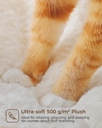 Modern Wooden Cat Tree with Woven Basket & Condo