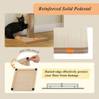 EcoPawPaw Solid Wood Floor-to-Ceiling Cat Tree