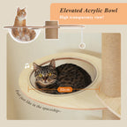 EcoPawPaw Solid Wood Floor-to-Ceiling Cat Tree
