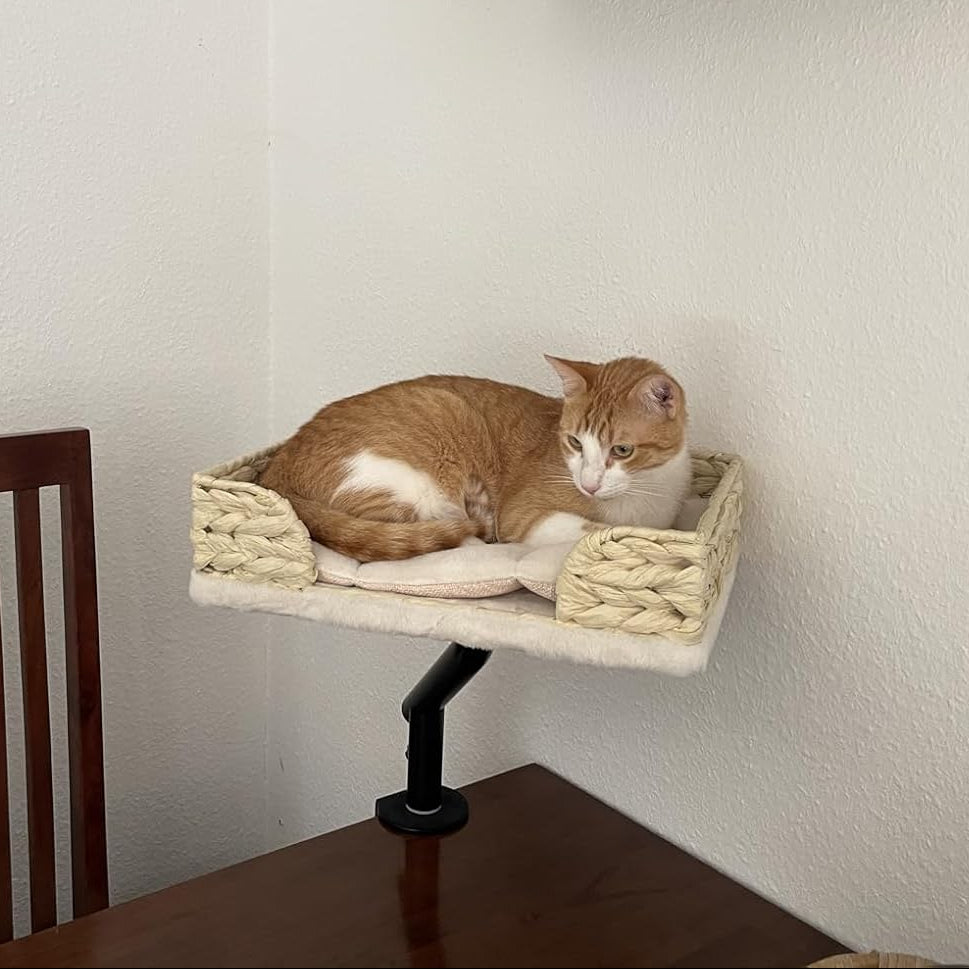 EcoPawPaw Handmade Woven Desk Cat Bed