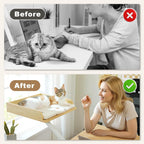 EcoPawPaw Wooden Desk Cat Bed