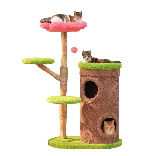 Brown Tree Trunk Cat Tree