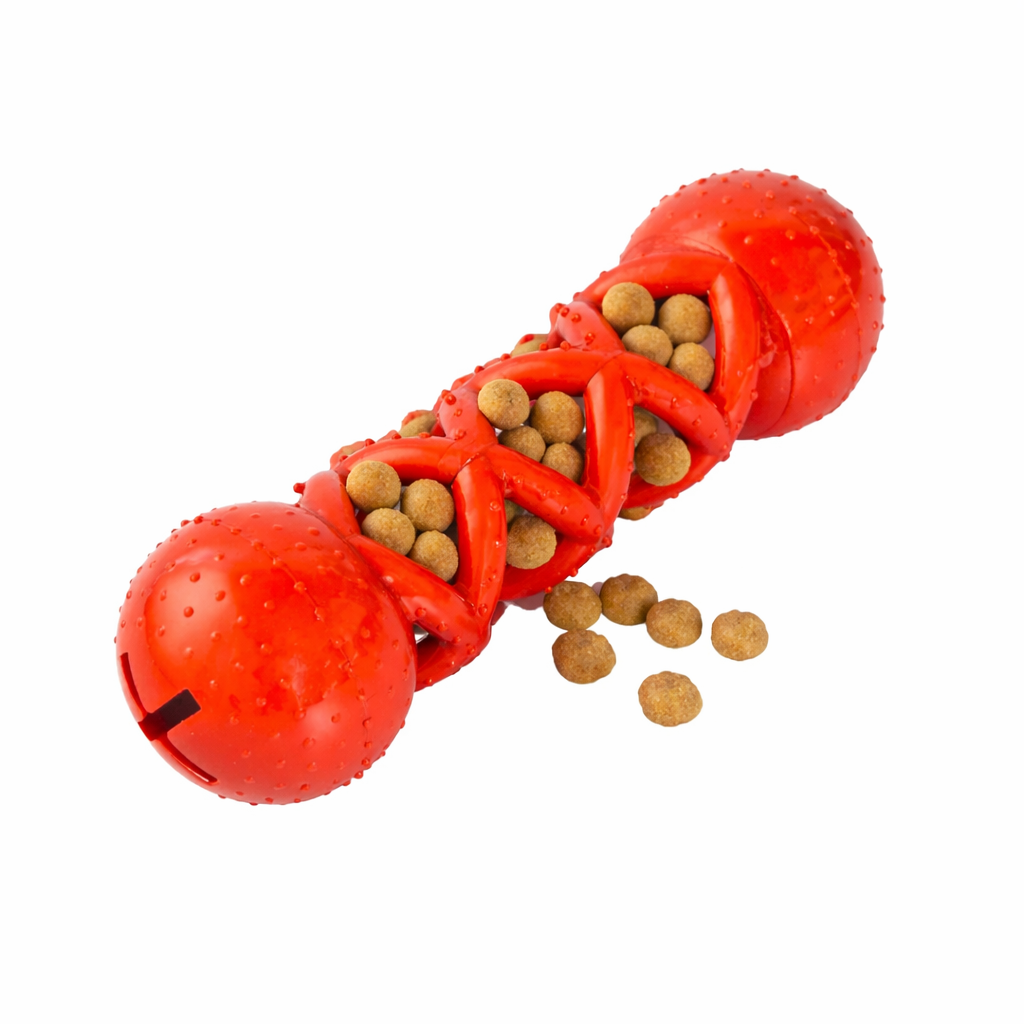 iEnergy™ DAV Durable Dog Chew Toy – Heavy Duty Rubber Treat Dispensing Chew for Aggressive Chewers | Tough Dog Toy for Small, Medium & Large Breeds