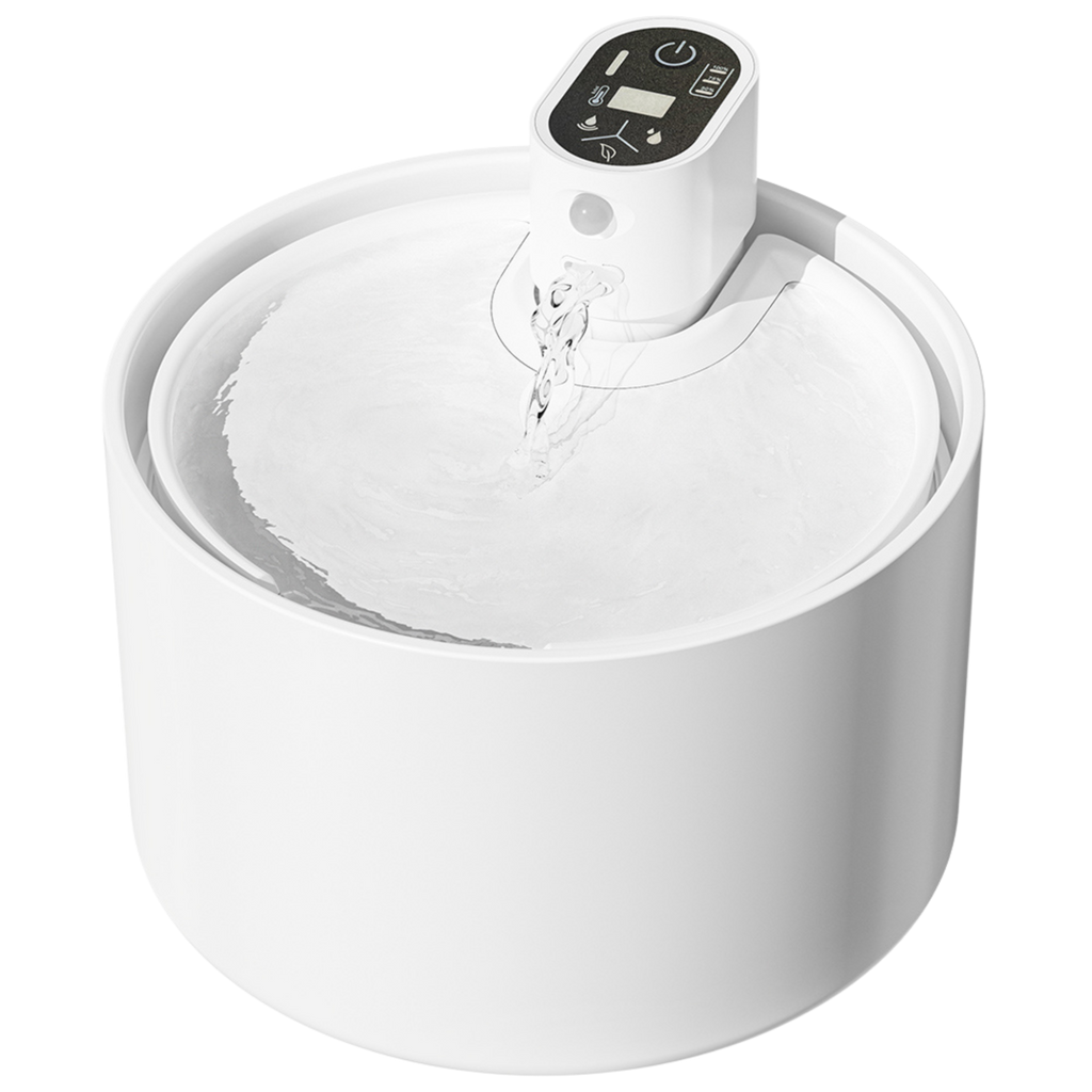 EcoPawPaw Wireless Ceramic Cat Water Fountain – Smart Hydration for Healthier Pets