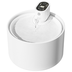 EcoPawPaw Wireless Ceramic Cat Water Fountain – Smart Hydration for Healthier Pets