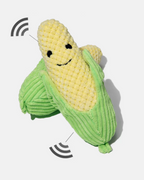 Plush Corn Dog Toy with Squeaker & Crinkle Paper