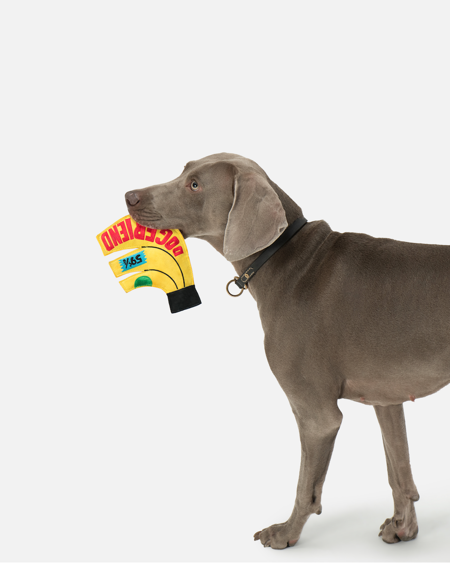 Eco Suede Banana Flying Disc Dog Toy