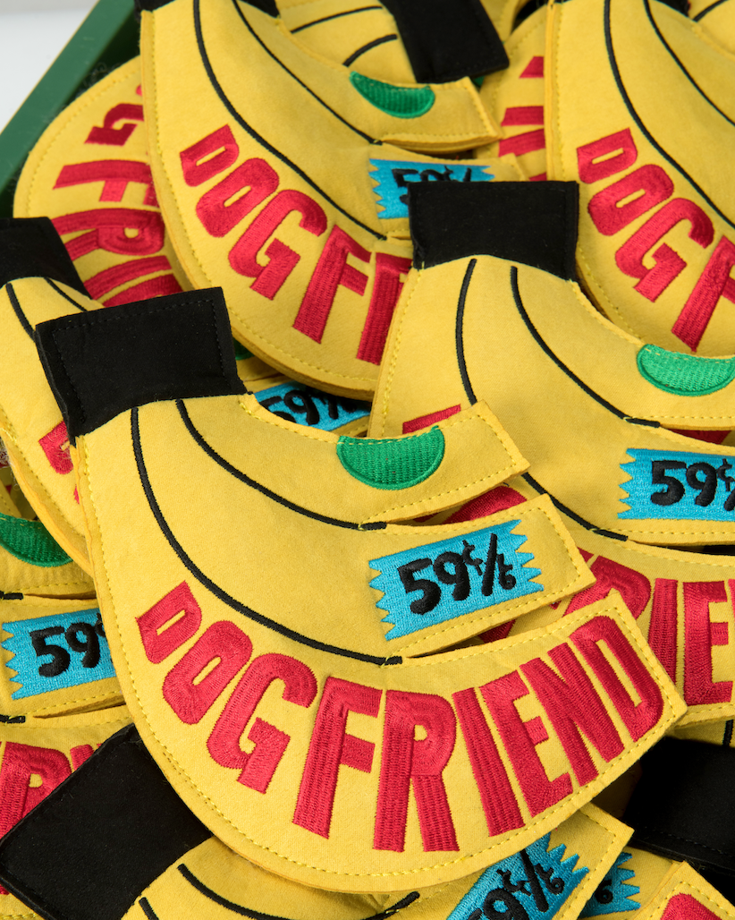 Eco Suede Banana Flying Disc Dog Toy