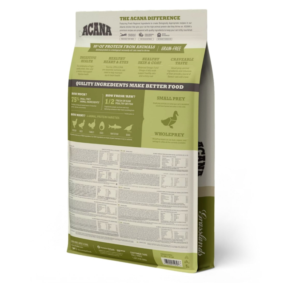 Acana Highest Protein Cat Grasslands