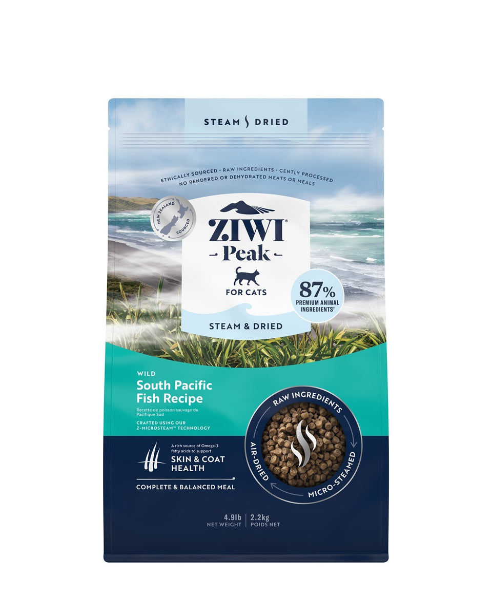 Ziwi Peak Cat Steam & Dried South Pacific Fish Recipe