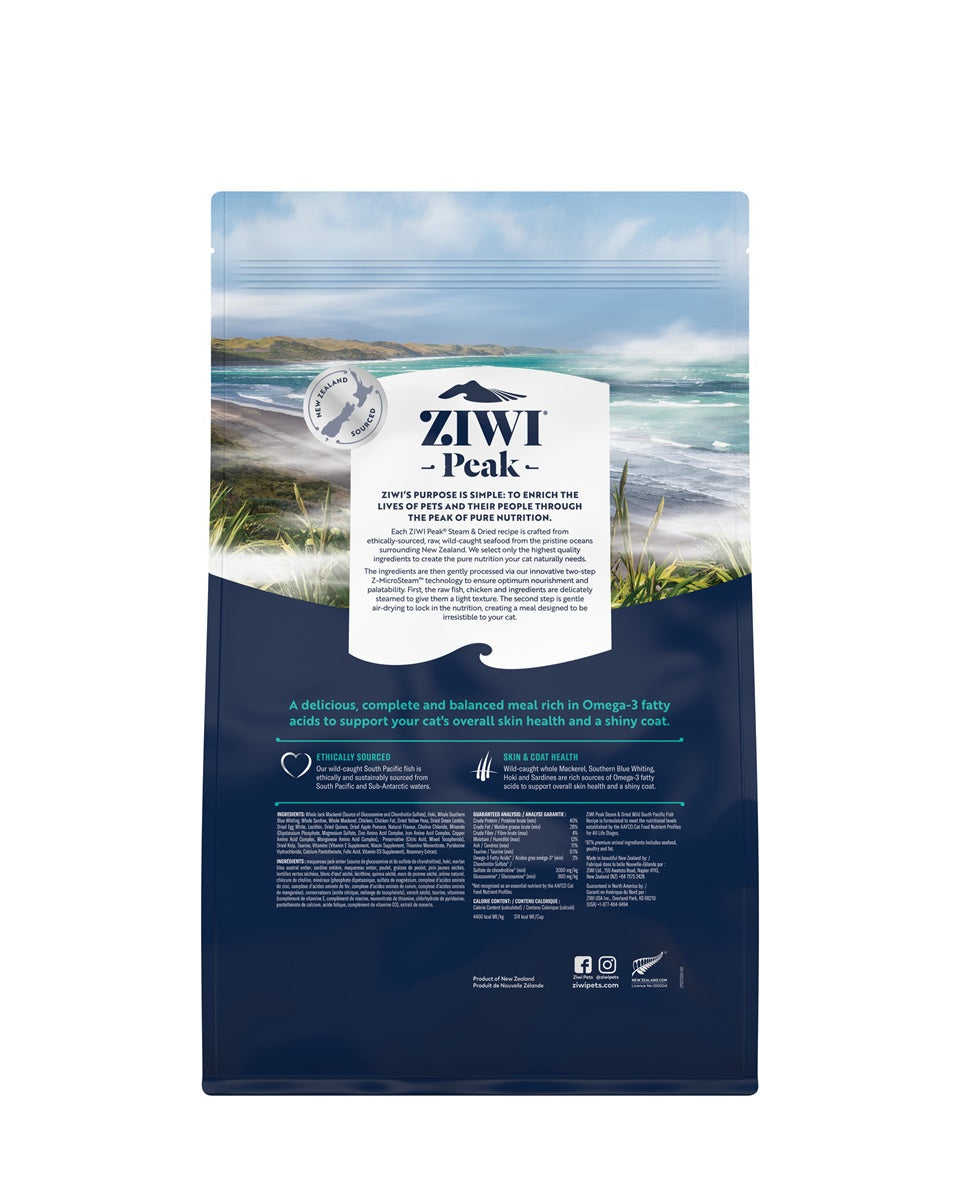 Ziwi Peak Cat Steam & Dried South Pacific Fish Recipe