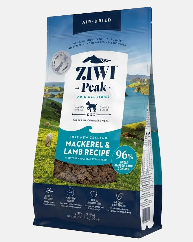 Ziwi Peak Air-Dried Mackerel & Lamb Dog Food