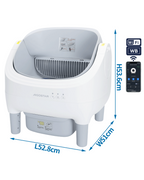 Open Smart Cat Litter Box with App Control
