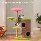 Brown Tree Trunk Cat Tree