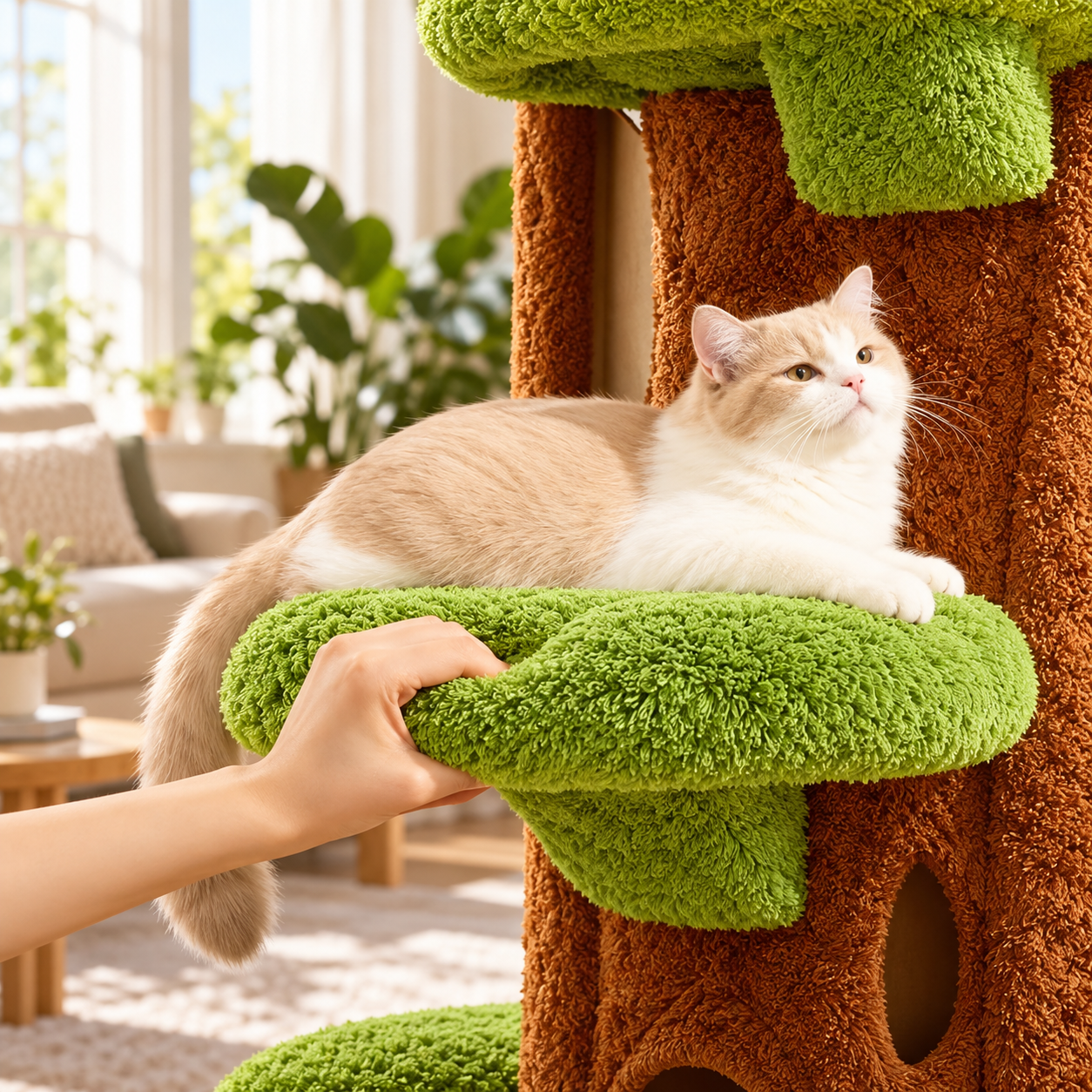 EcoPawPaw Forest Giant XXL Cat Tree – 230 cm Multi-Level Adventure Tower